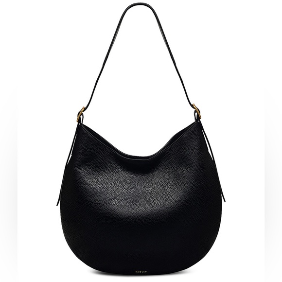 RADLEY LONDON Handbags - 🔥NWT🔥 FANTASTIC‼️ Radley London Kensington Place Twin Gusset Leather Bag🖤BLACK🖤